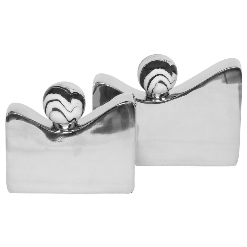 Makena Silver Set of 2 Decorative Accesories  alternate image, 2 of 6 images.