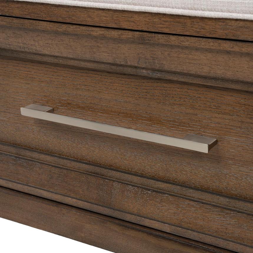 Vigo Brown King Storage Panel Bed  alternate image, 7 of 8 images.