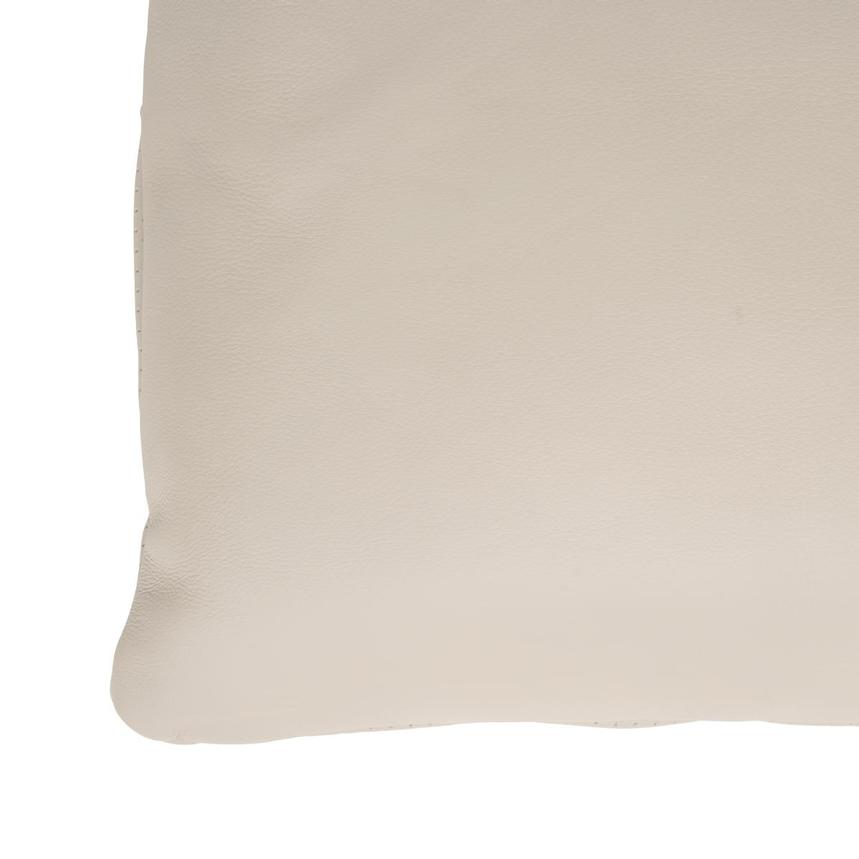 Byrne Oatmeal Leather Accent Pillow  alternate image, 4 of 4 images.
