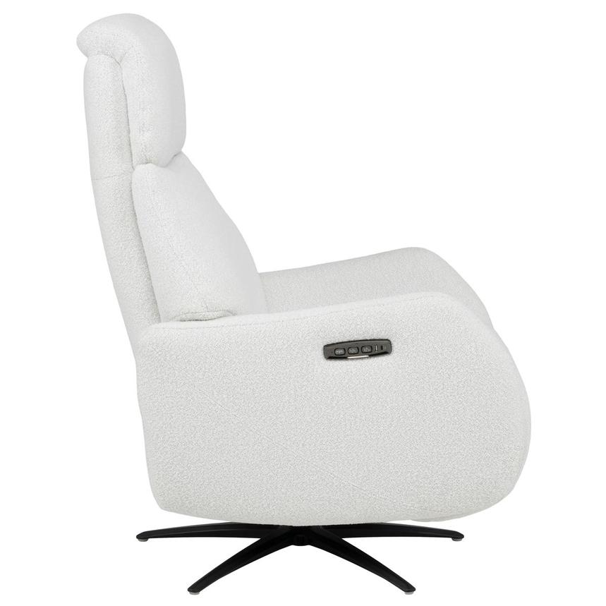 Ezio White Power Recliner  alternate image, 4 of 15 images.