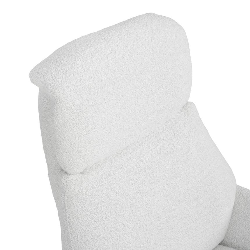 Ezio White Power Swivel Recliner w/Massage alternate image, 12 of 15 images.
