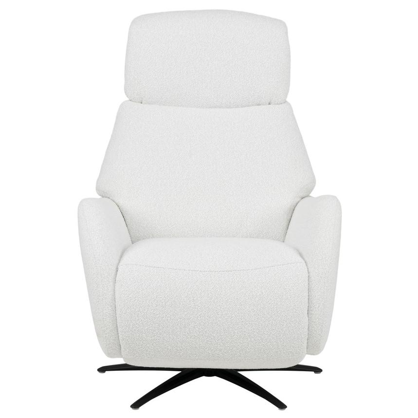 Ezio White Power Swivel Recliner w/Massage alternate image, 2 of 15 images.