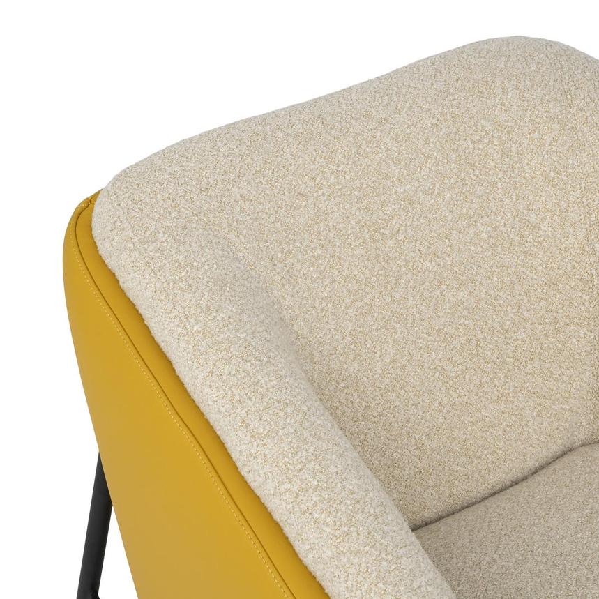 Sabrina II Yellow Accent Chair alternate image, 7 of 10 images.