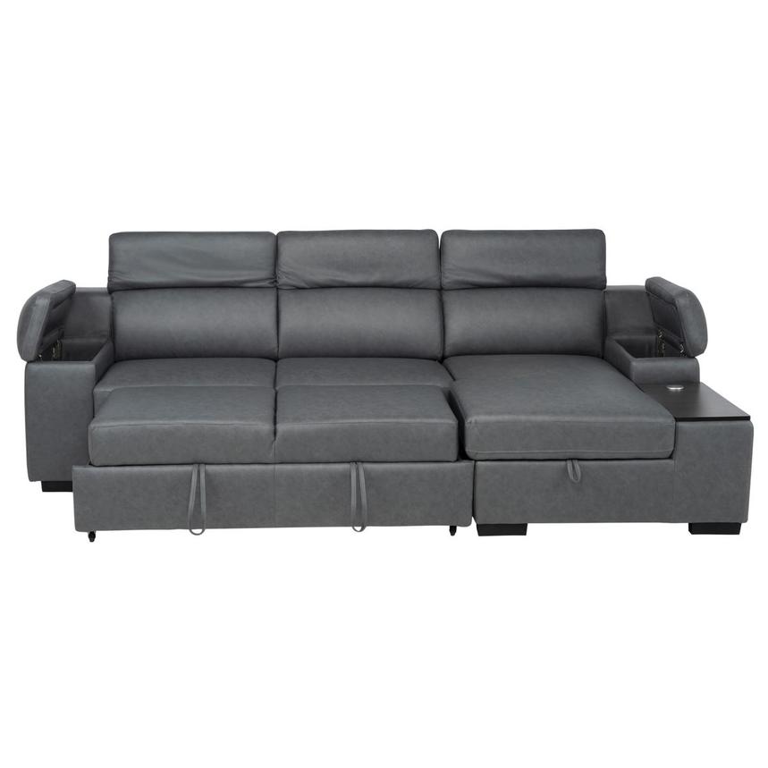 Slayden Gray Sleeper Sectional alternate image, 7 of 18 images.