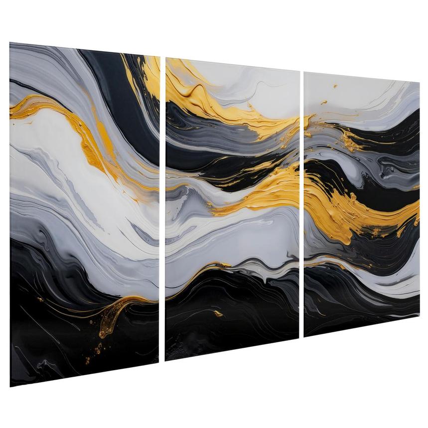 Smoke and Gold Wall Art  alternate image, 2 of 4 images.