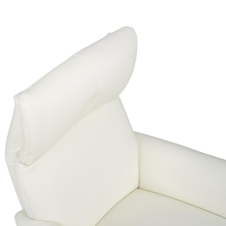 Torrence White Leather Power Recliner  alternate image, 12 of 16 images.