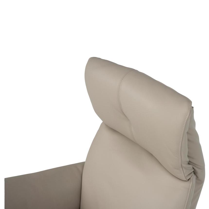Torrence Taupe Leather Power Swivel Recliner w/Massage alternate image, 7 of 10 images.