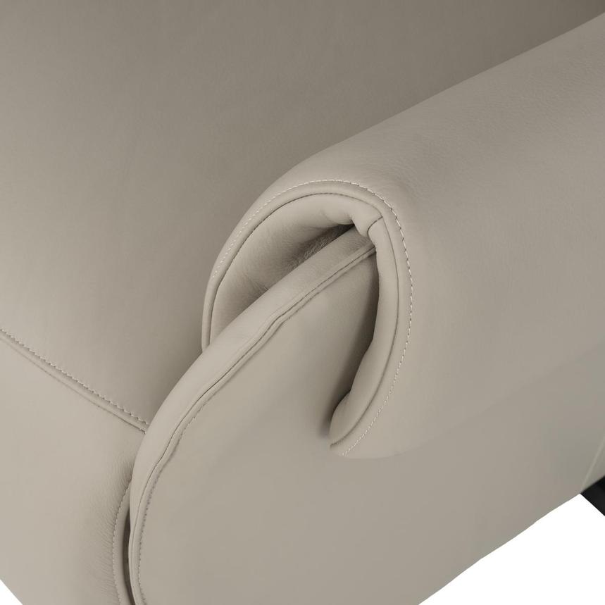 Torrence Taupe Leather Power Recliner alternate image, 8 of 9 images.