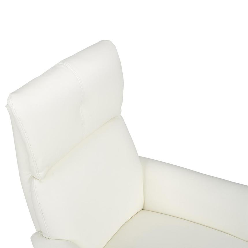 Torrence White Leather Power Recliner alternate image, 13 of 16 images.