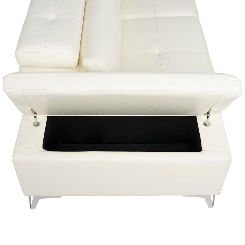 Sylar White Sectional Sofa  alternate image, 9 of 13 images.