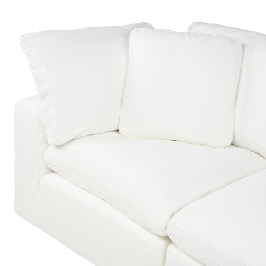 Nube II White Corner Sofa with 5PCS/2 Armless Chairs  alternate image, 4 of 7 images.