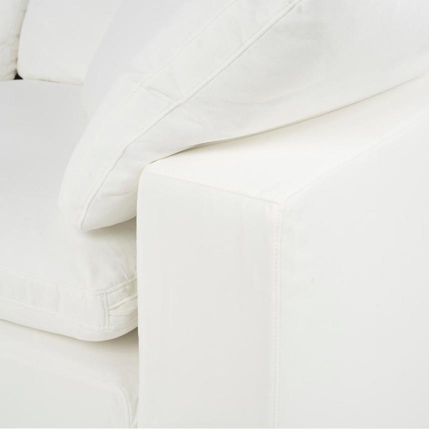 Nube II White Corner Sofa with 5PCS/3 Armless Chairs alternate image, 5 of 8 images.