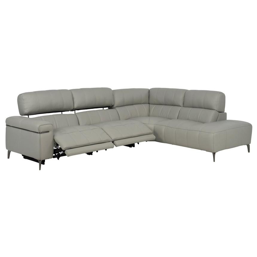 Montreal Gray Corner Sofa w/Right Chaise  alternate image, 2 of 10 images.
