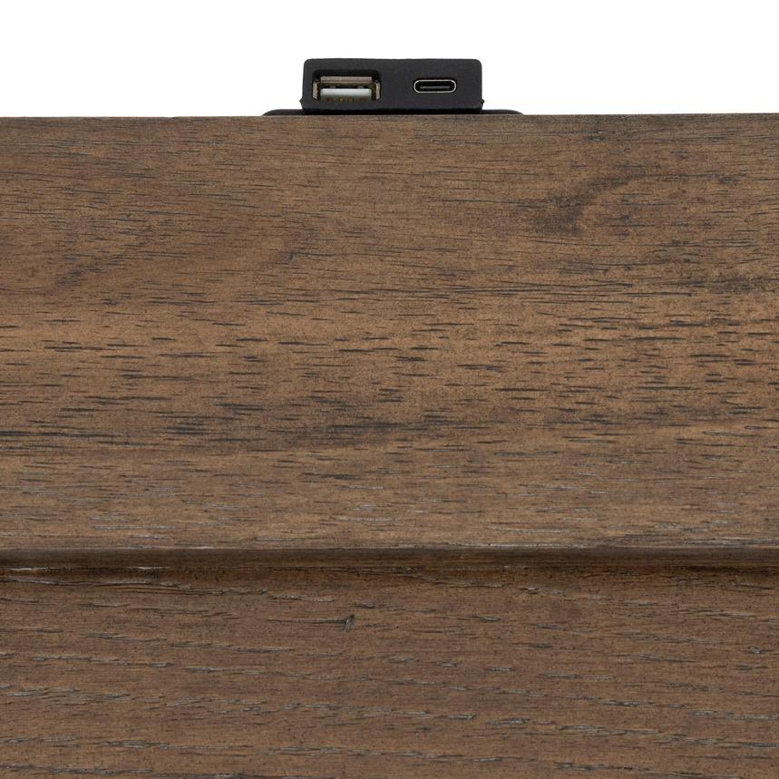 Vigo Brown Nightstand  alternate image, 14 of 15 images.