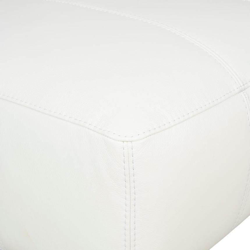 Montreal White Corner Sofa w/Left Chaise alternate image, 8 of 10 images.