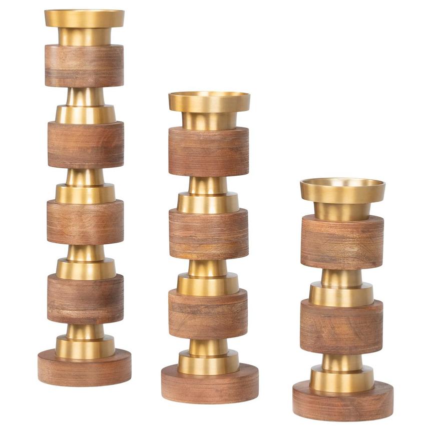 Jengas Candle Holder Set of 3  alternate image, 2 of 5 images.