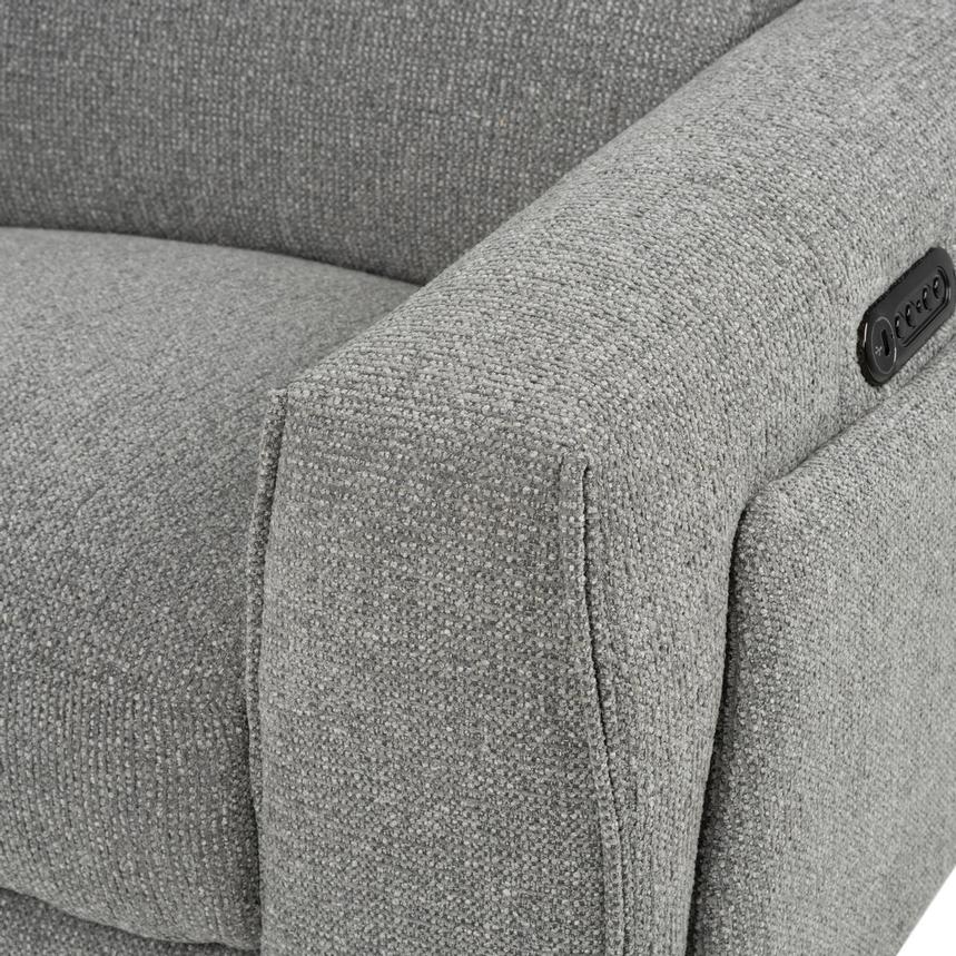 Luke Dark Gray Power Reclining Sectional with 6PCS/3PWR  alternate image, 8 of 12 images.