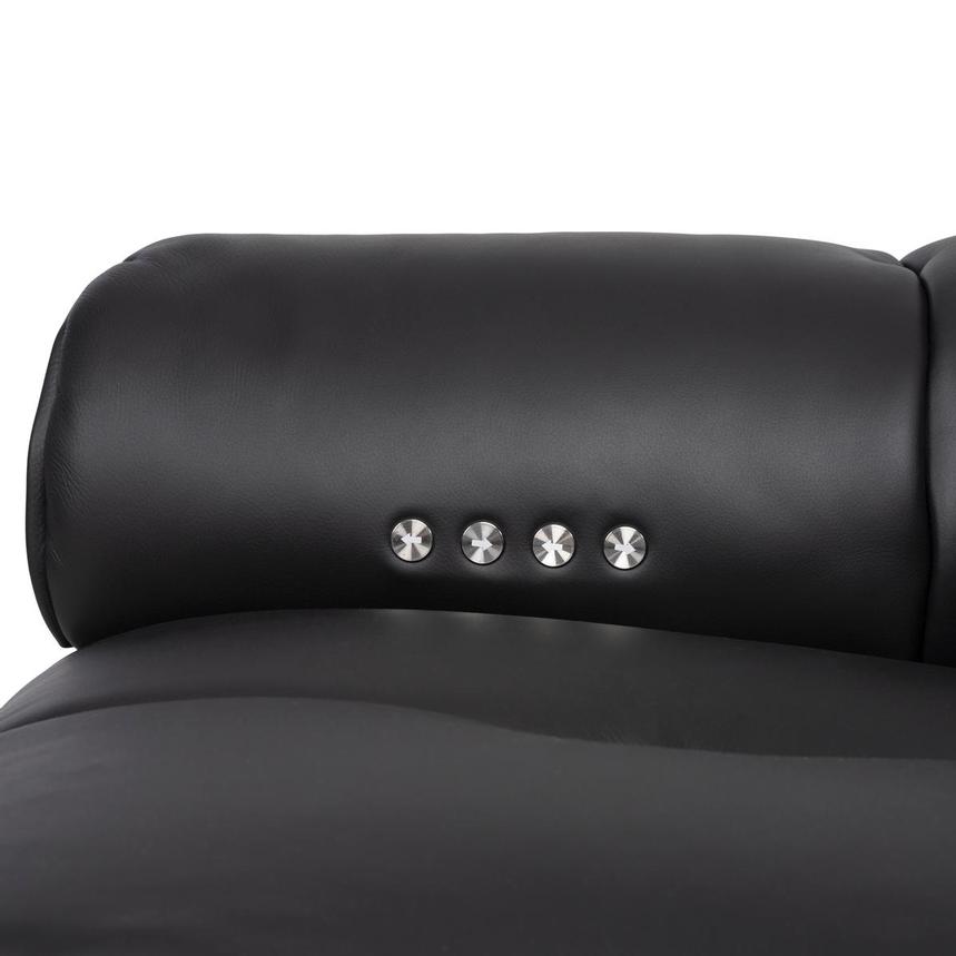 Obsidian Leather Power Reclining Sectional with 5PCS/3PWR  alternate image, 12 of 19 images.