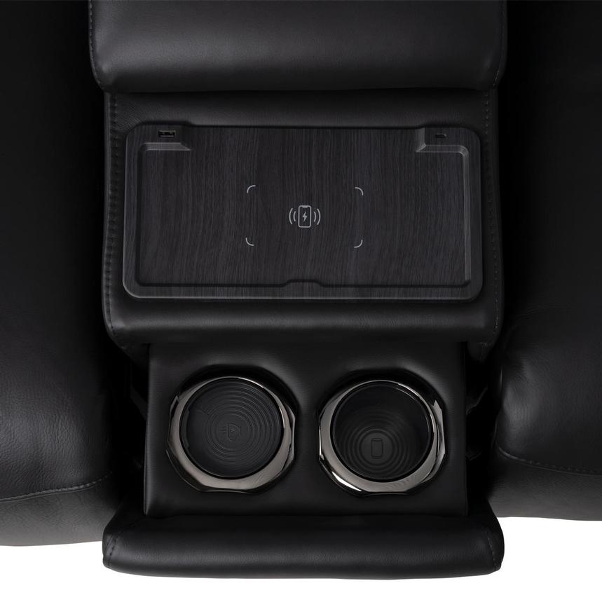 Obsidian Home Theater Leather Seating with 5PCS/2PWR  alternate image, 7 of 12 images.