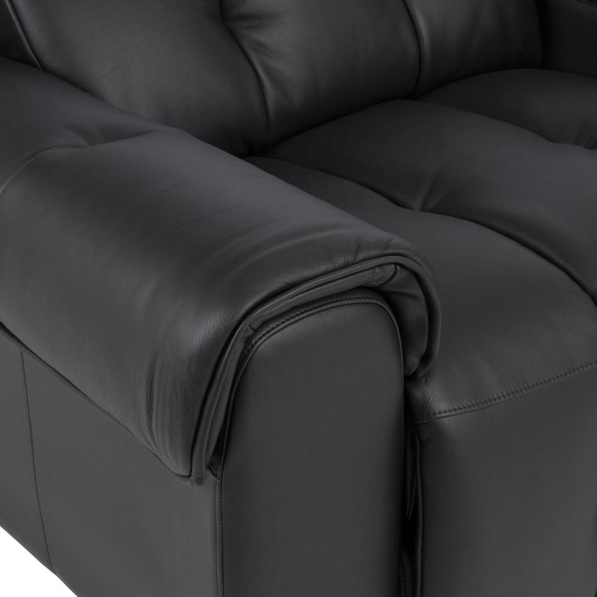 Obsidian Leather Power Reclining Sectional with 5PCS/3PWR alternate image, 15 of 19 images.