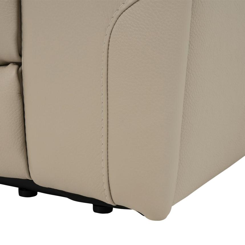 Odyssey Beige 7PCS/3PWR Leather Power Reclining Sectional w/Beverage Cooler  alternate image, 15 of 15 images.