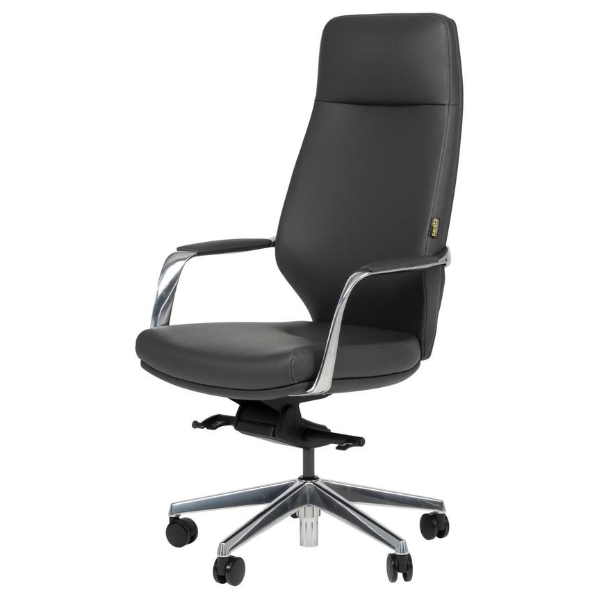 Yoshi Dark Gray High Back Desk Chair  main image, 1 of 12 images.