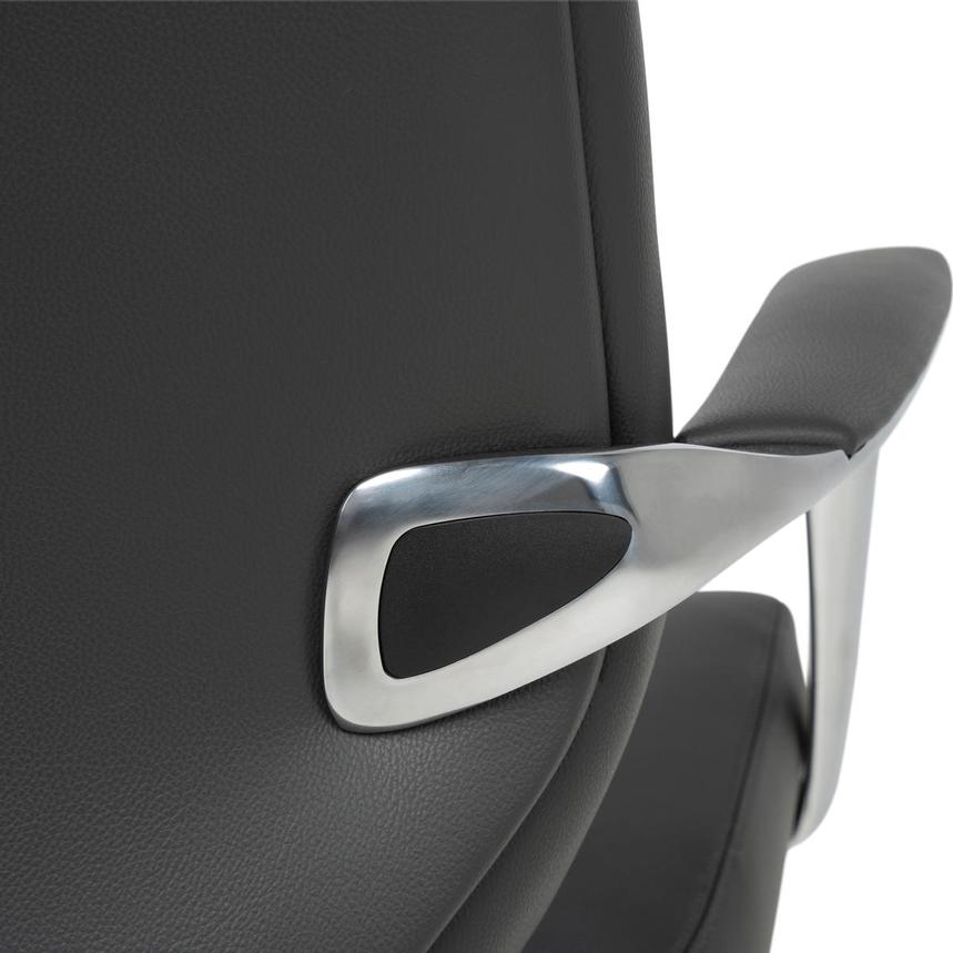 Yoshi Dark Gray Low Back Desk Chair  alternate image, 9 of 13 images.