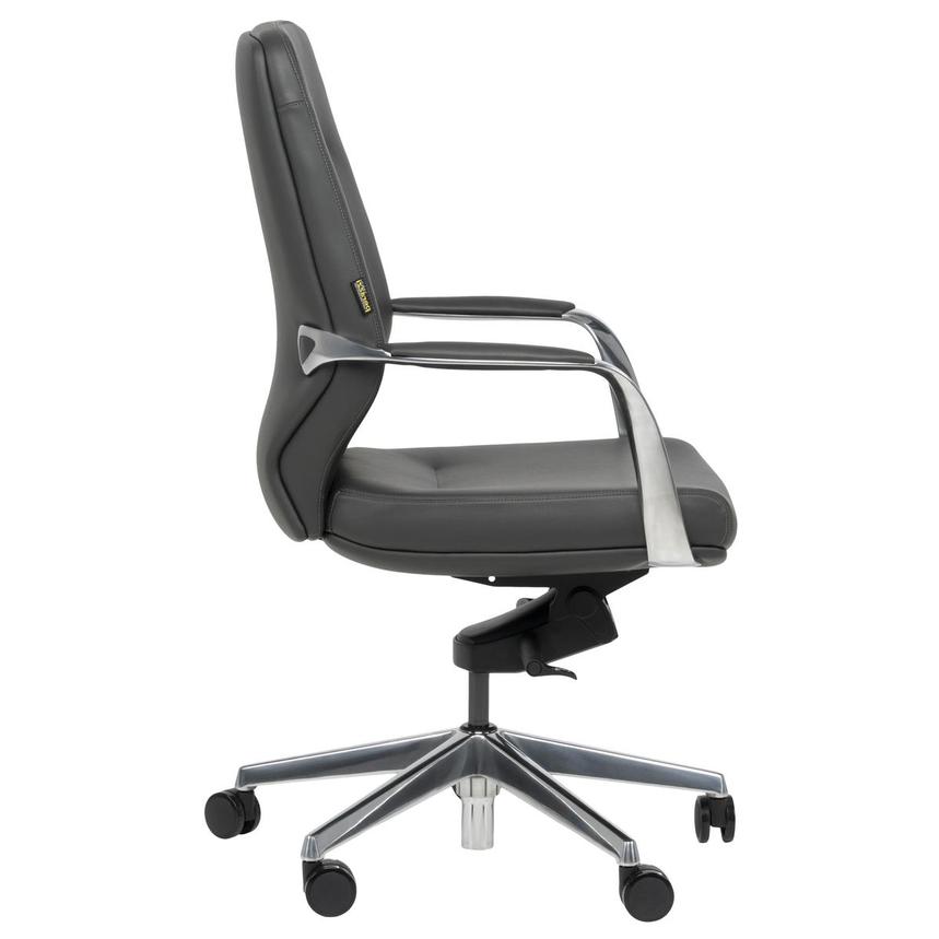 Yoshi Dark Gray Low Back Desk Chair alternate image, 5 of 13 images.