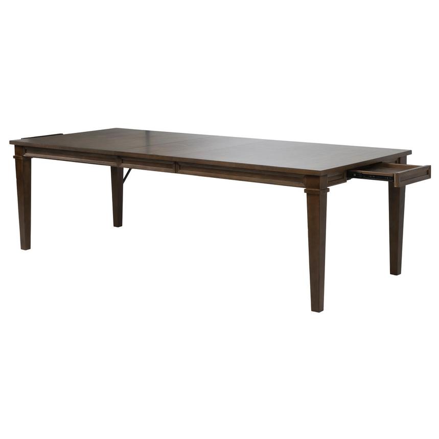 Marisol Brown Extendable Dining Table  alternate image, 2 of 9 images.