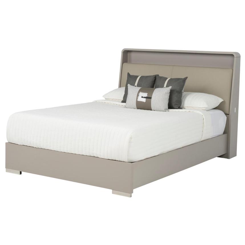 Ivana Gray/Brown 4-Piece Queen Bedroom Set  alternate image, 2 of 5 images.