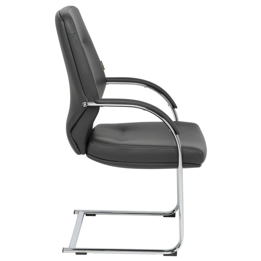 Sandra Dark Gray Guest Chair  alternate image, 4 of 11 images.