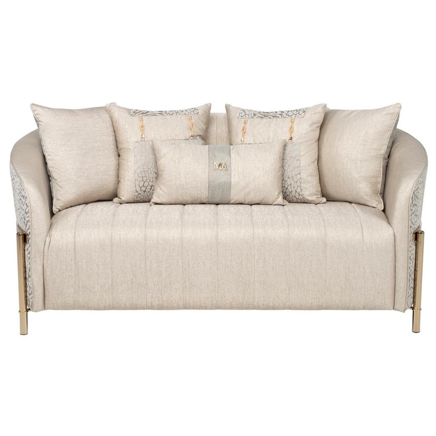 Lainey Cream Loveseat  alternate image, 2 of 9 images.