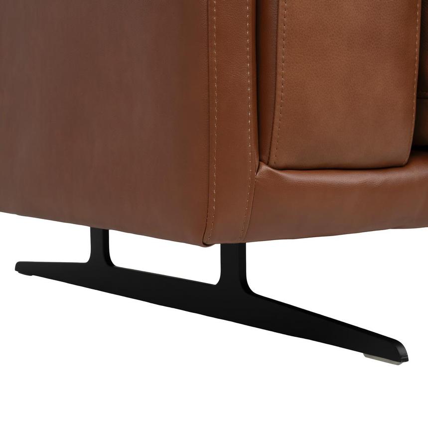 Palermo Tan Leather Sofa w/Right Chaise  alternate image, 9 of 9 images.