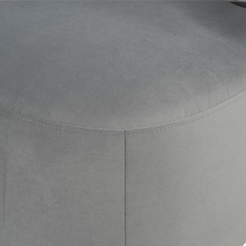 Oaklee Gray Swivel Accent Chair  alternate image, 7 of 9 images.