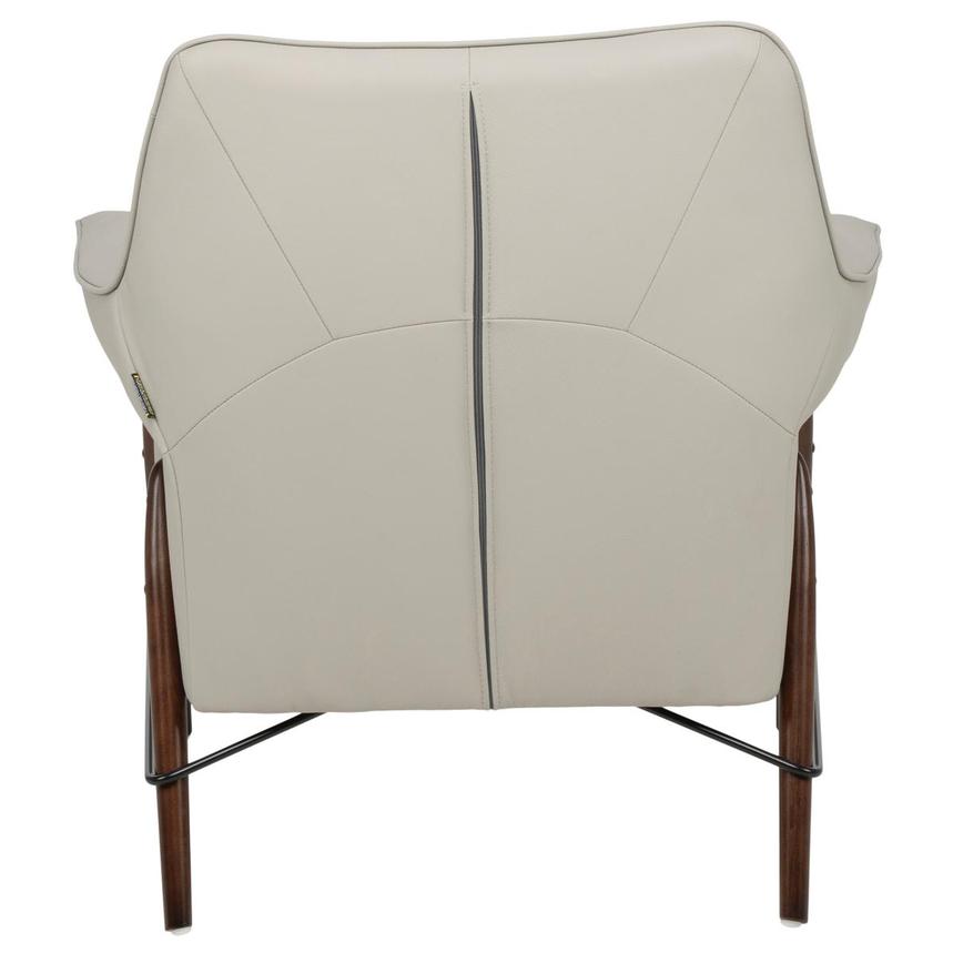 Jensen Gray Leather Accent Chair  alternate image, 7 of 11 images.