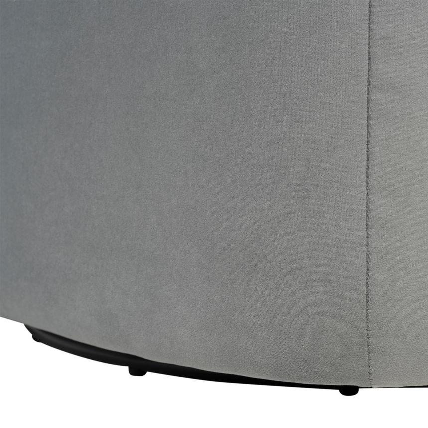Oaklee Gray Swivel Accent Chair alternate image, 8 of 9 images.