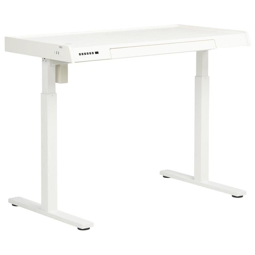 Rise White Adjustable Height Desk  alternate image, 2 of 11 images.