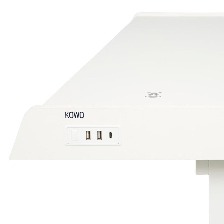 Rise White Desk  alternate image, 9 of 11 images.