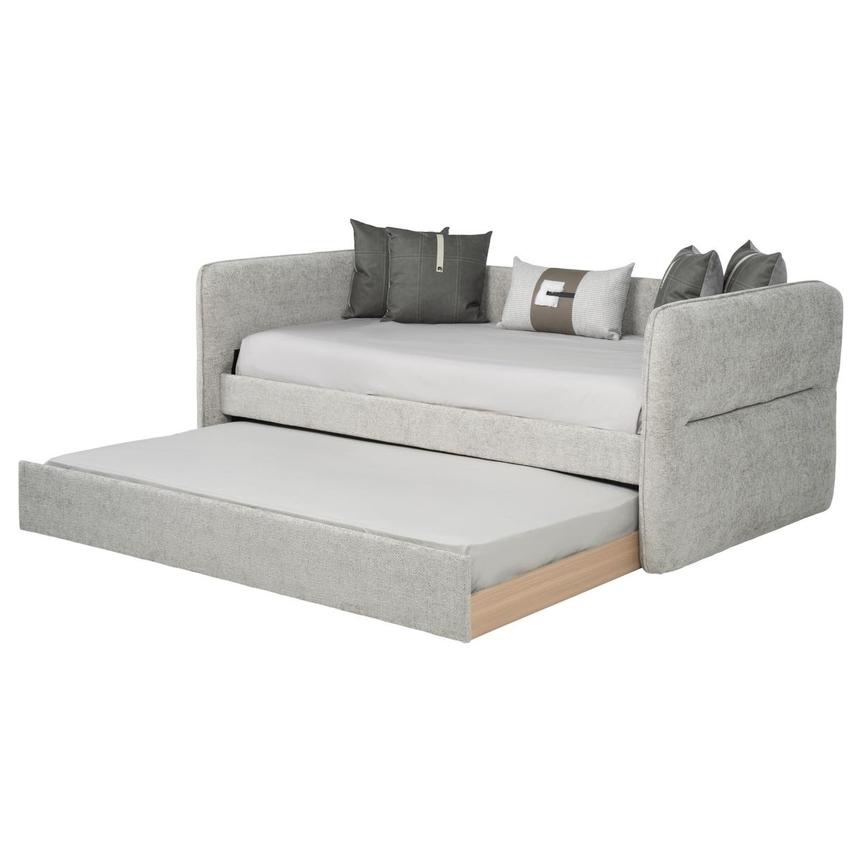 Jade Gray Twin Trundle Bed  alternate image, 2 of 8 images.