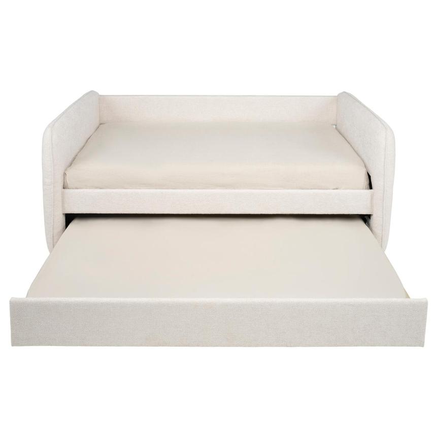 Jade Beige Twin Trundle Bed alternate image, 5 of 9 images.