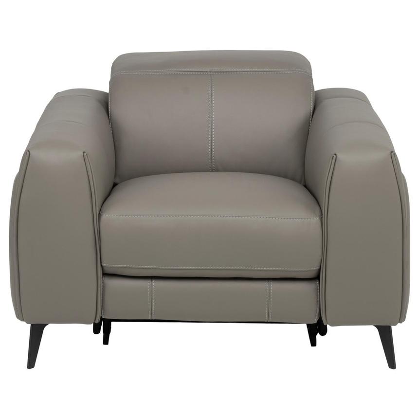 Luke 2.0 Dark Gray Leather Power Recliner  alternate image, 2 of 19 images.