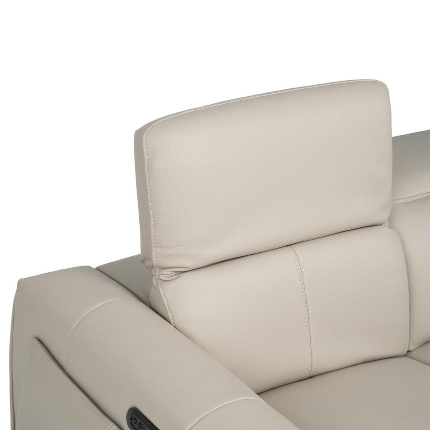 Luke 2.0 Taupe Leather Reclining Loveseat  alternate image, 7 of 11 images.