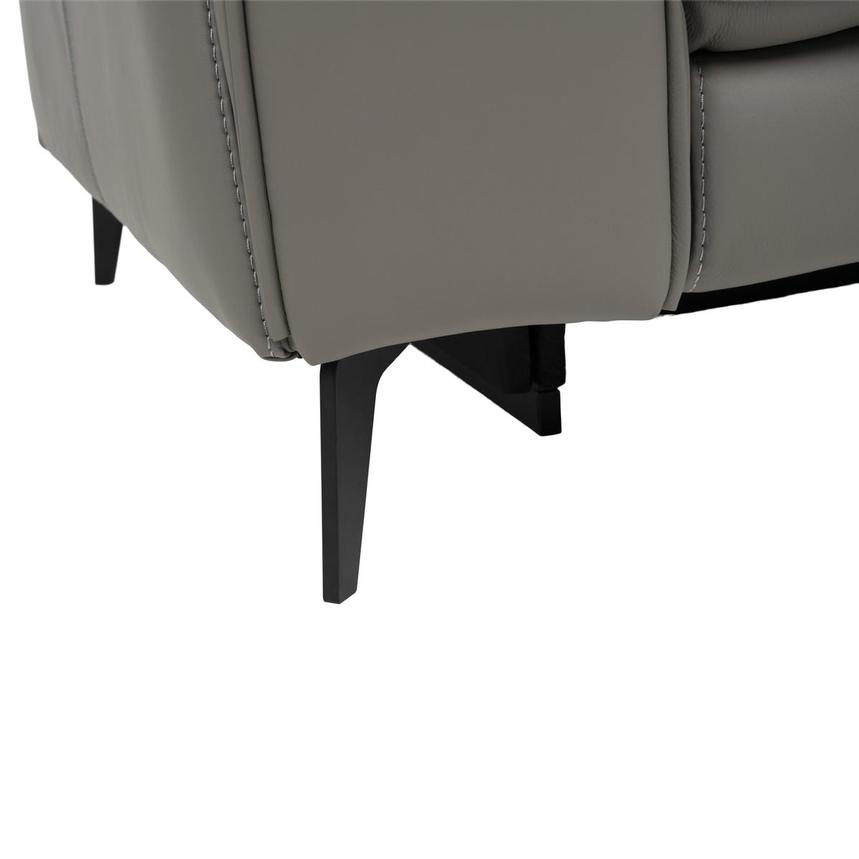 Luke 2.0 Dark Gray Power Reclining Leather Sofa alternate image, 10 of 10 images.