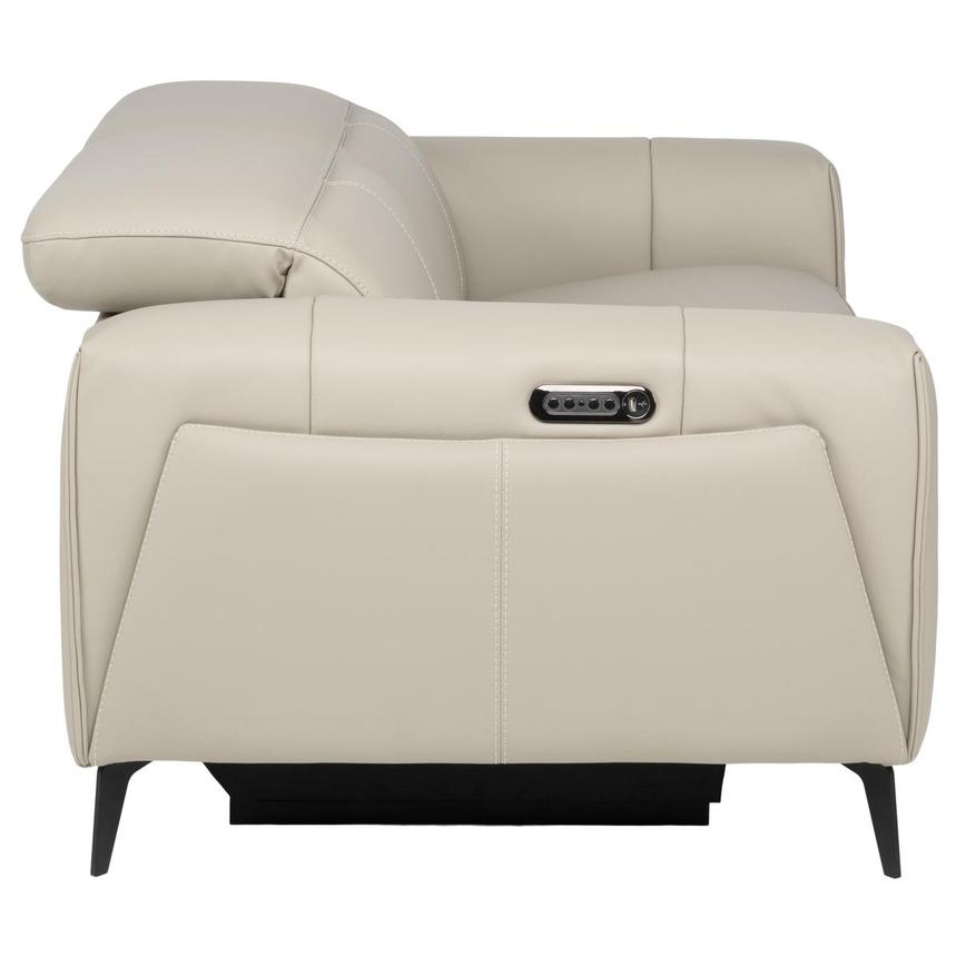 Luke 2.0 Taupe Leather Reclining Loveseat  alternate image, 5 of 11 images.