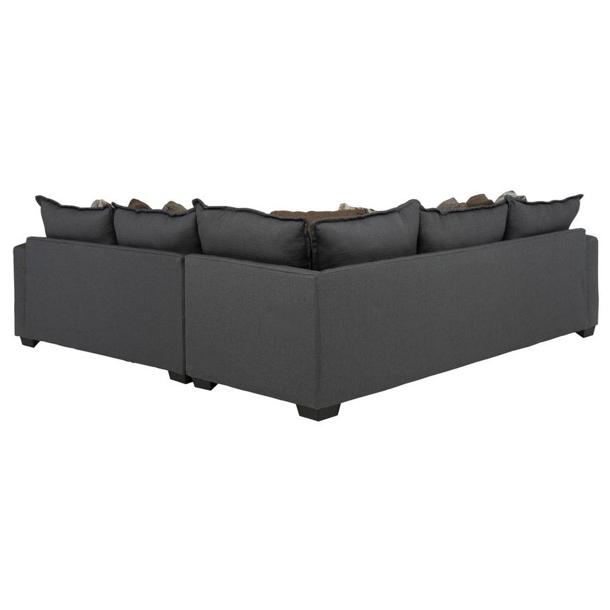 Pine Dark Gray Sectional Sofa  alternate image, 4 of 7 images.