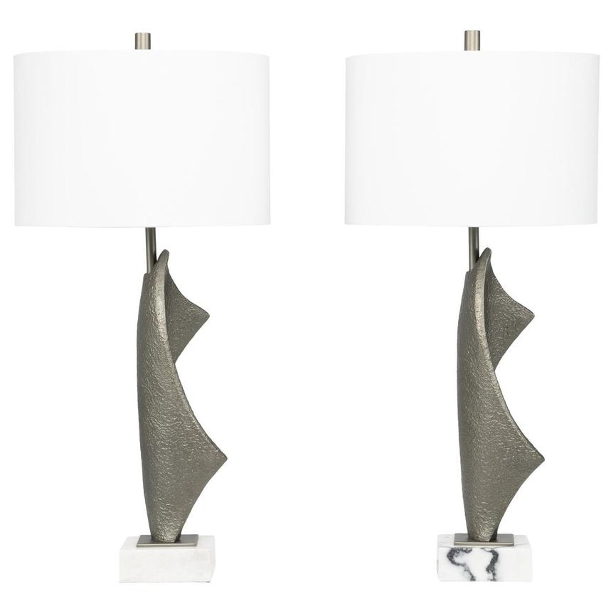 Obsidian Flare Table Lamp Set of 2  alternate image, 4 of 7 images.