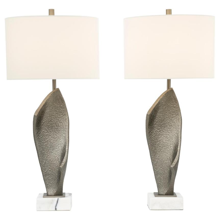 Obsidian Flare Table Lamp Set of 2 alternate image, 2 of 7 images.