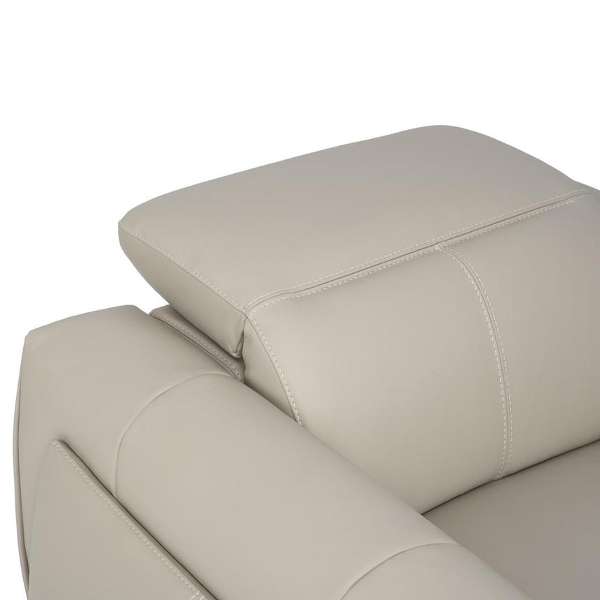 Luke 2.0 Taupe Leather Power Recliner alternate image, 8 of 10 images.