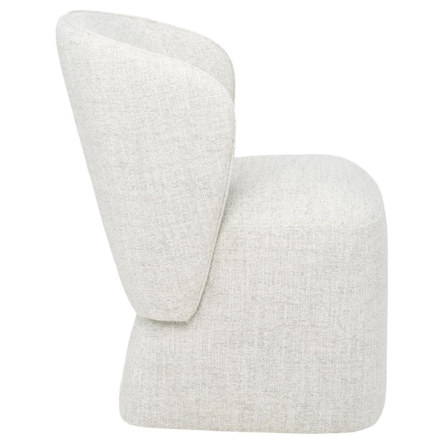 Lottie Gray Side Chair w/Casters alternate image, 5 of 9 images.
