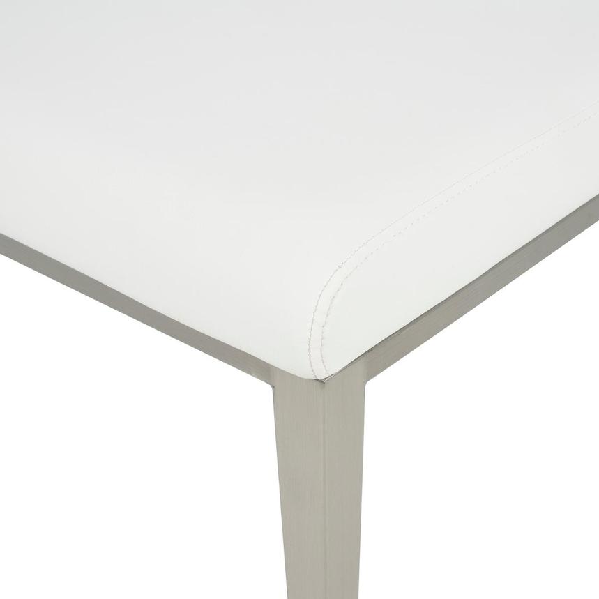Phebe White/Sliver Side Chair alternate image, 7 of 7 images.